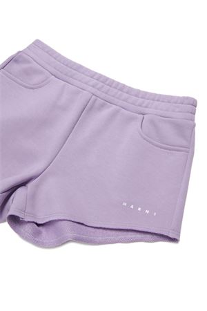 lilac cotton shorts MARNI KIDS | M01690M00V00M612